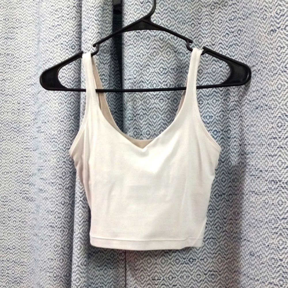 Lululemon White Align Bra